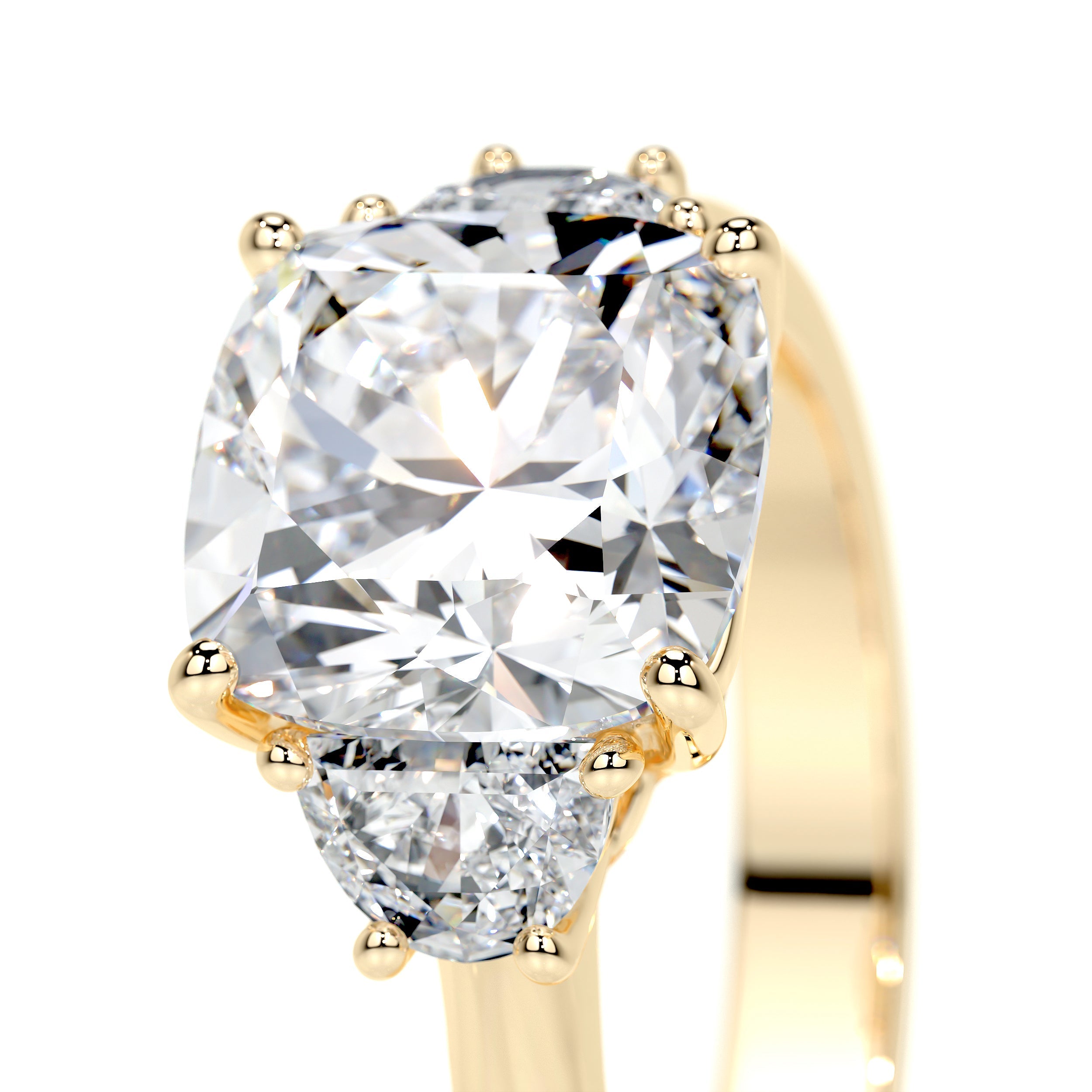 Whitney Lab Grown Diamond Ring -18K Yellow Gold