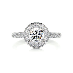 Sarina Diamond Engagement Ring -14K White Gold
