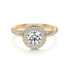Sarina Lab Grown Diamond Ring -18K Yellow Gold