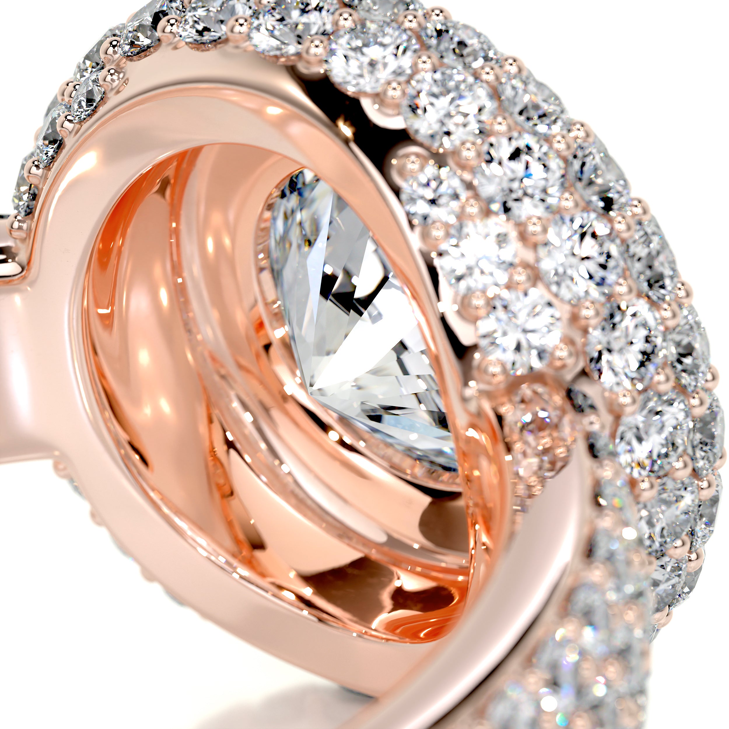 Reagan Diamond Engagement Ring -14K Rose Gold