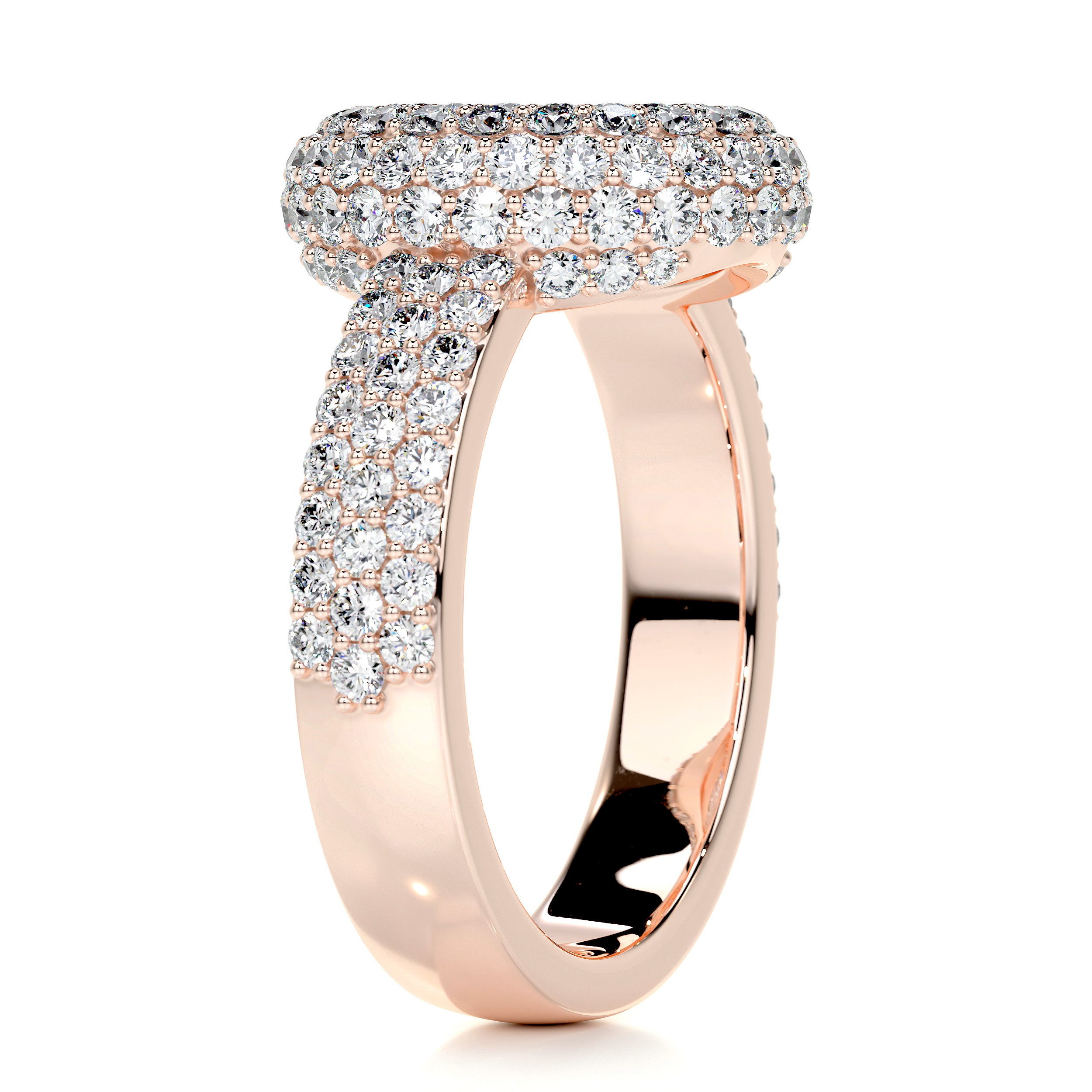 Reagan Diamond Engagement Ring   (2.25 Carat) -14K Rose Gold