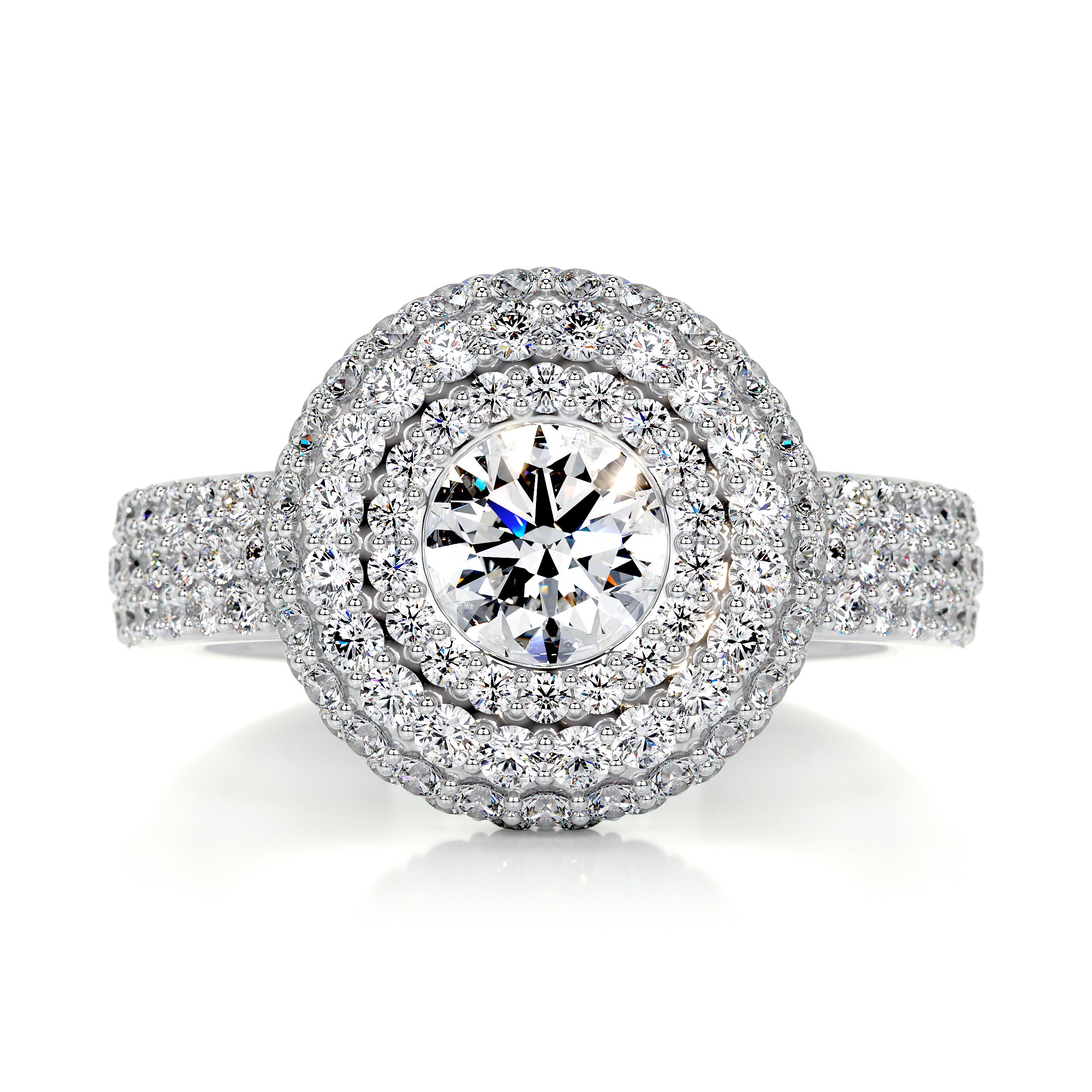 Reagan Diamond Engagement Ring -14K White Gold
