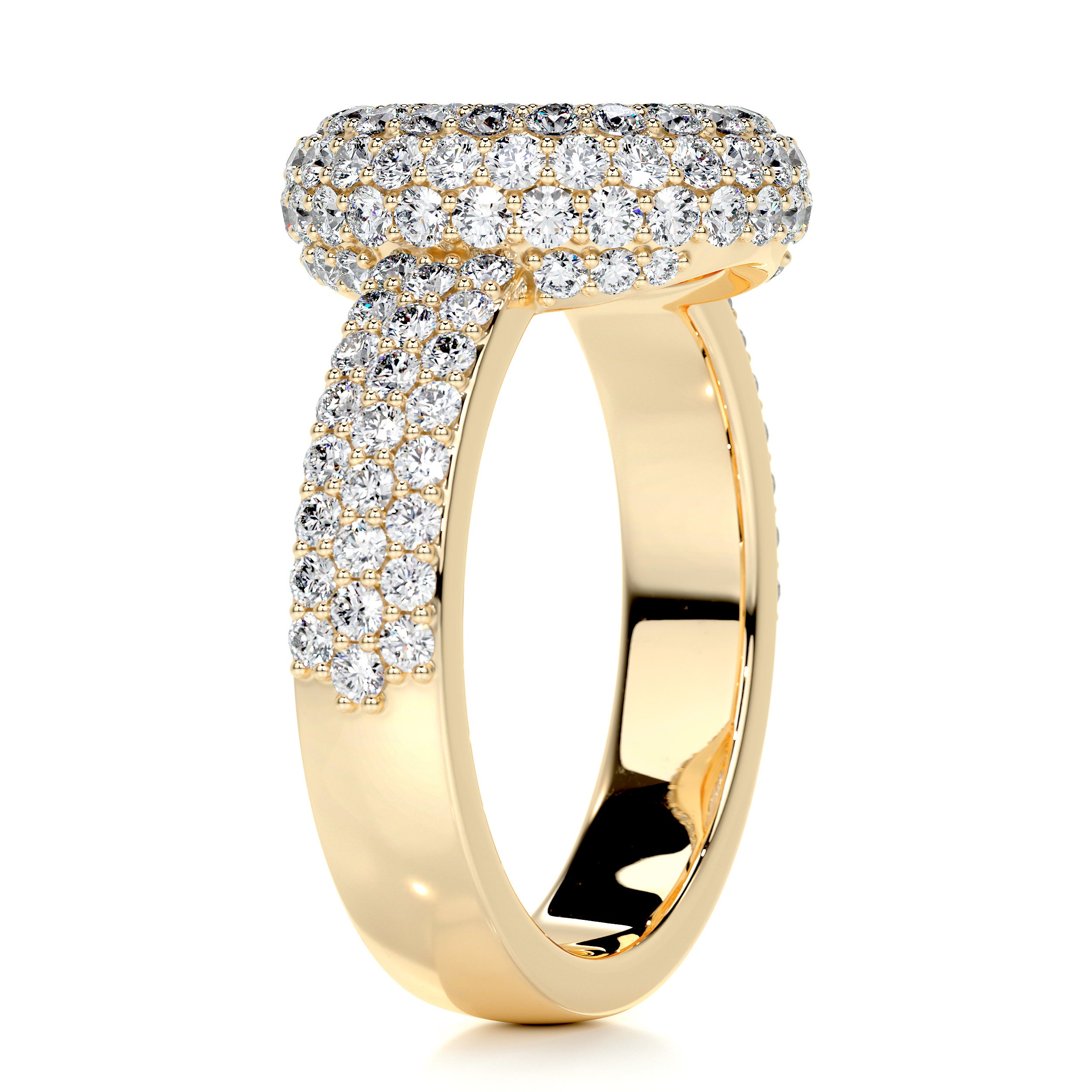 Reagan Diamond Engagement Ring -18K Yellow Gold
