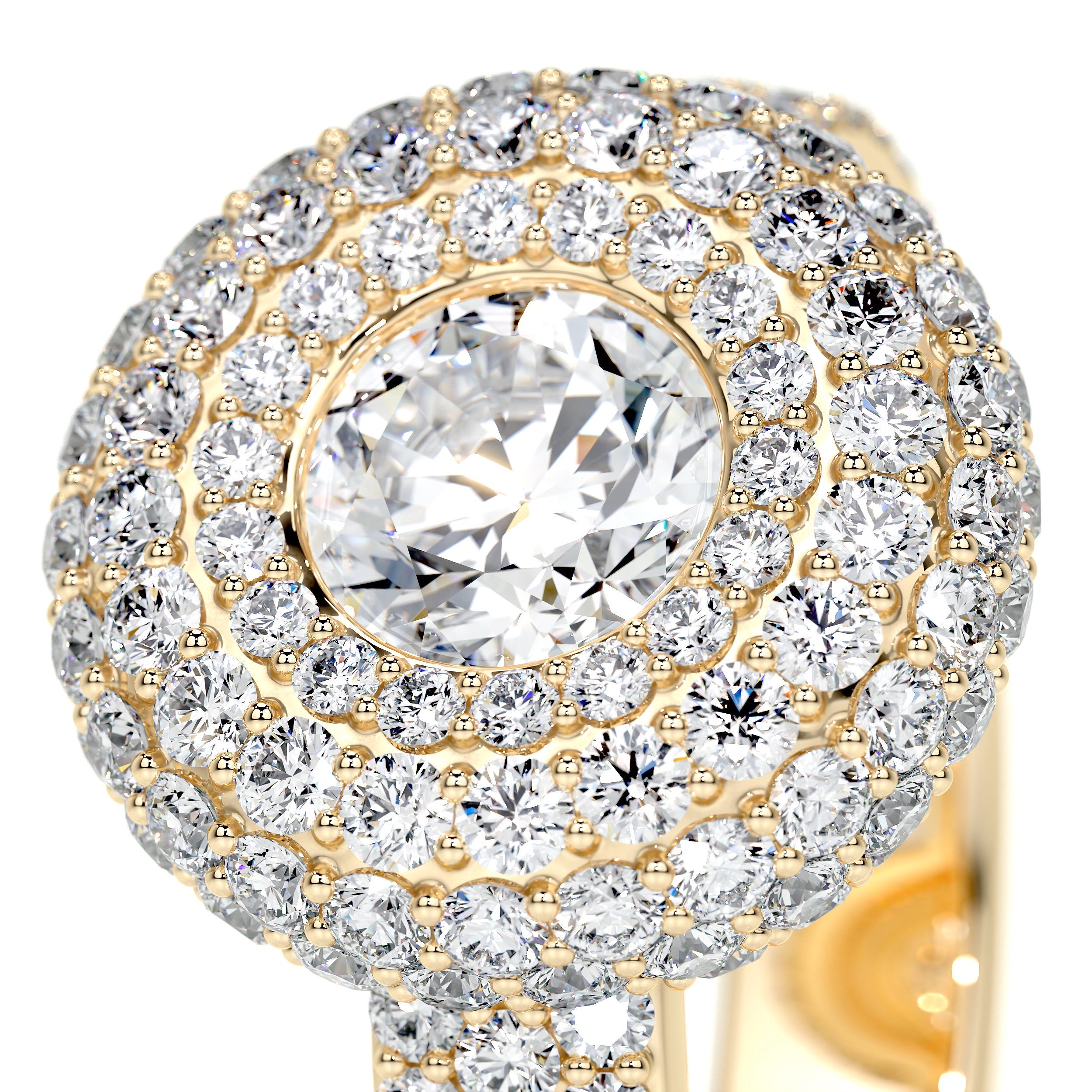 Reagan Lab Grown Diamond Ring   (2.25 Carat) -18K Yellow Gold