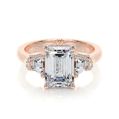 Viola Lab Grown Diamond Ring -14K Rose Gold