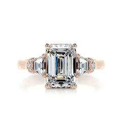 Viola Diamond Engagement Ring -14K Rose Gold