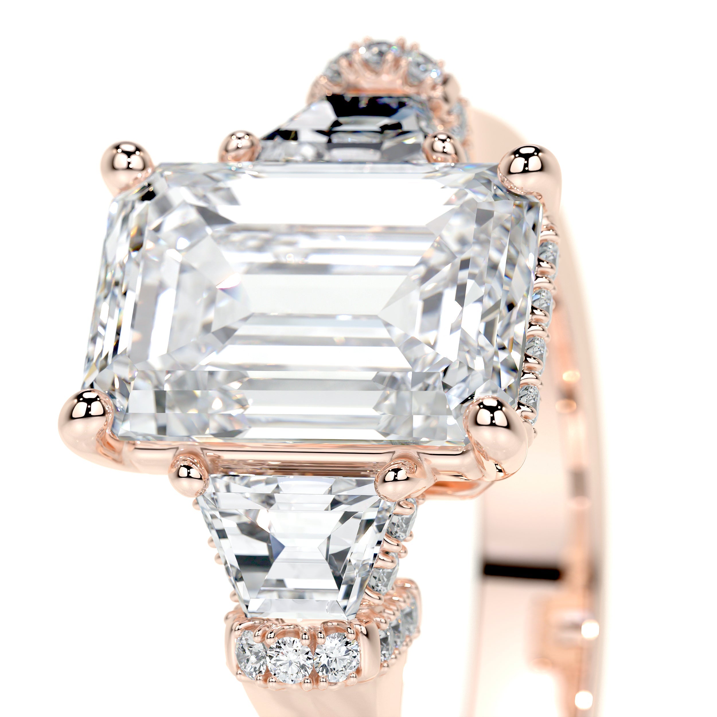 Viola Lab Grown Diamond Ring -14K Rose Gold