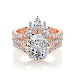 Lauren Lab Grown Diamond Bridal Set -14K Rose Gold