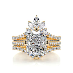 Lauren Diamond Bridal Set -18K Yellow Gold