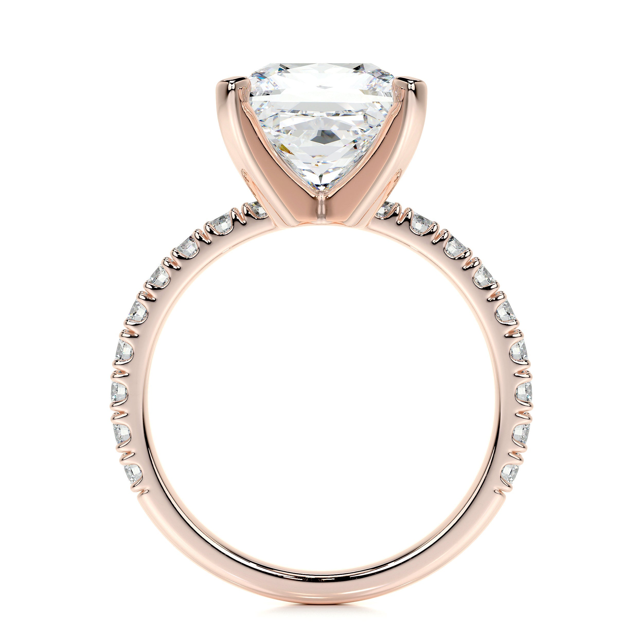 Blair Lab Grown Diamond Ring   (3.5 Carat) -14K Rose Gold