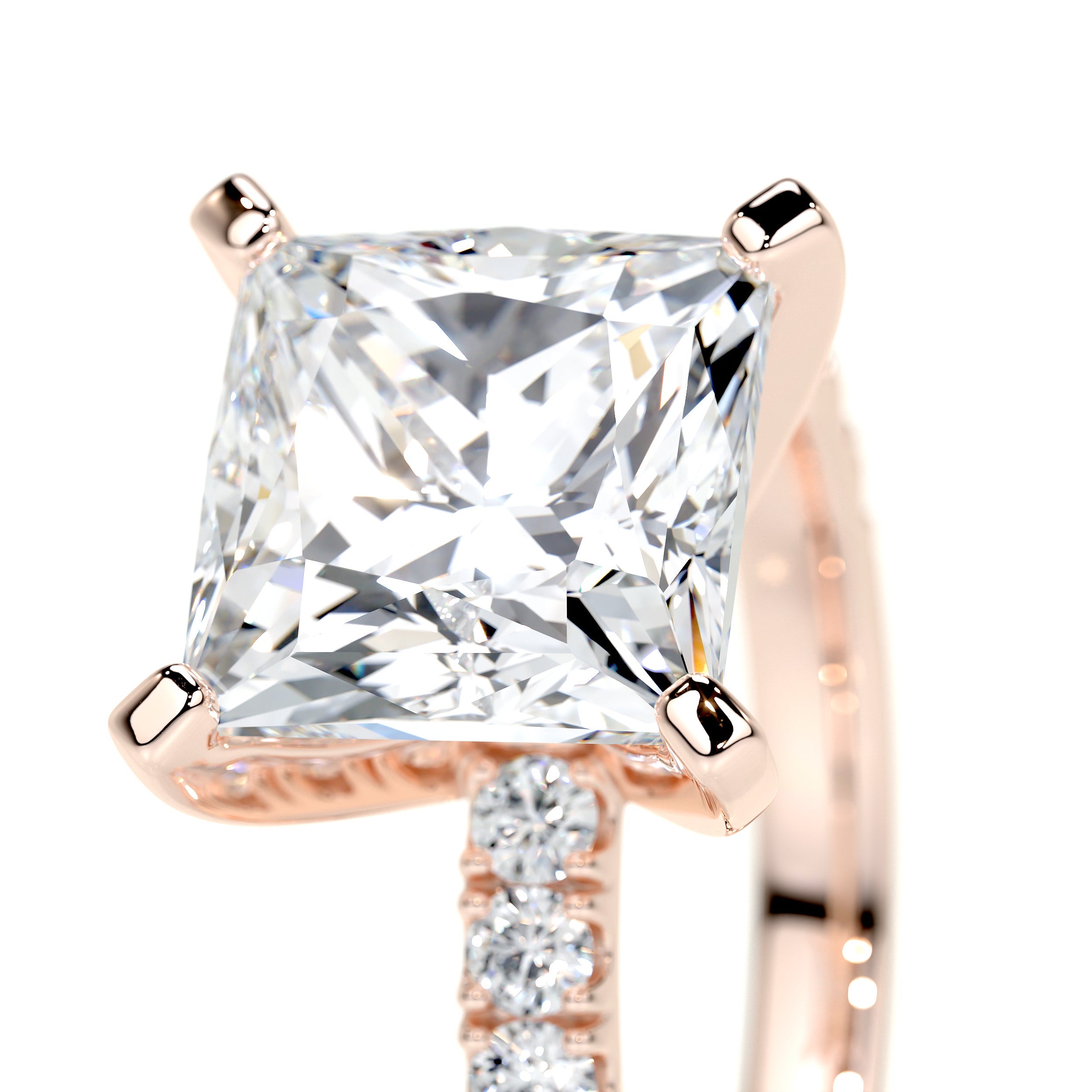 Blair Lab Grown Diamond Ring   (3.5 Carat) -14K Rose Gold