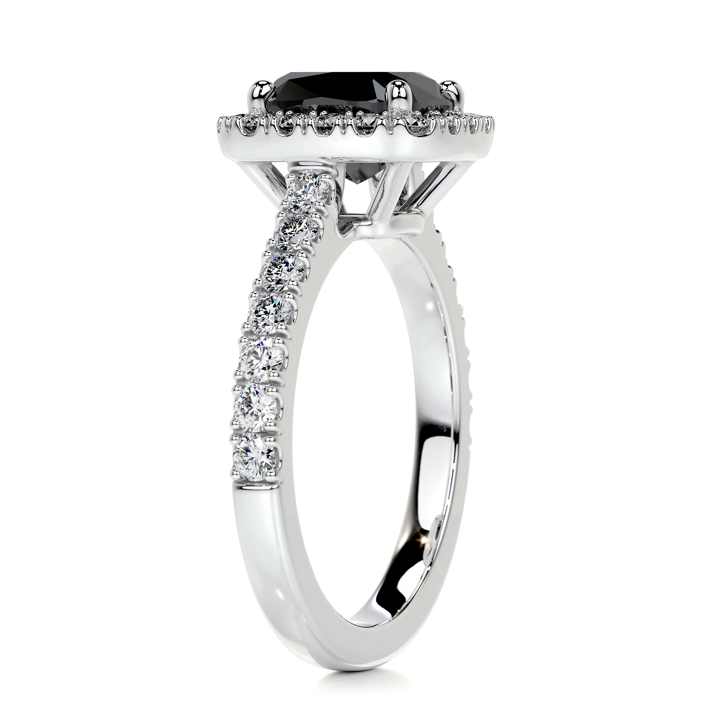 Celeste Diamond Engagement Ring -18K White Gold