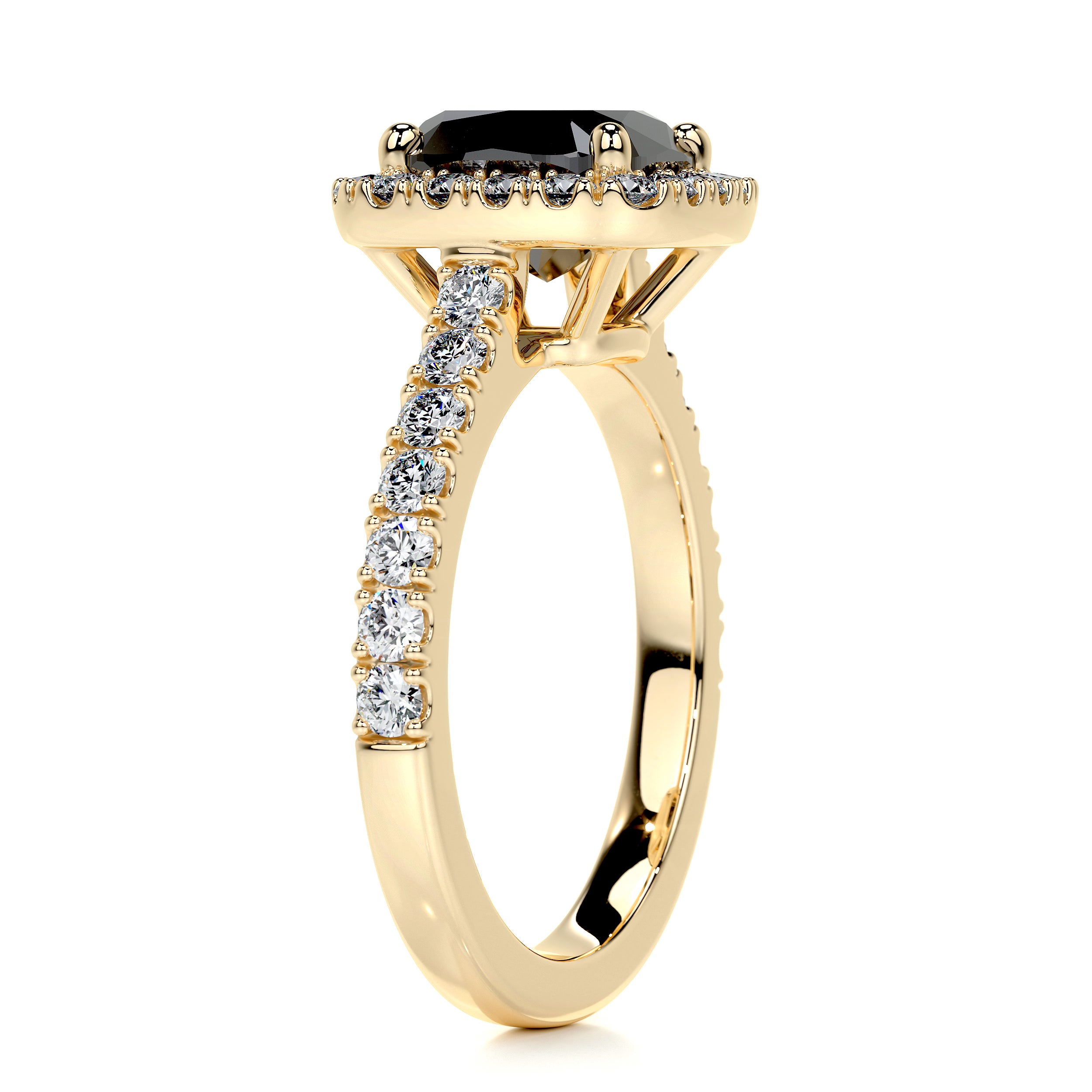 Celeste Diamond Engagement Ring -18K Yellow Gold