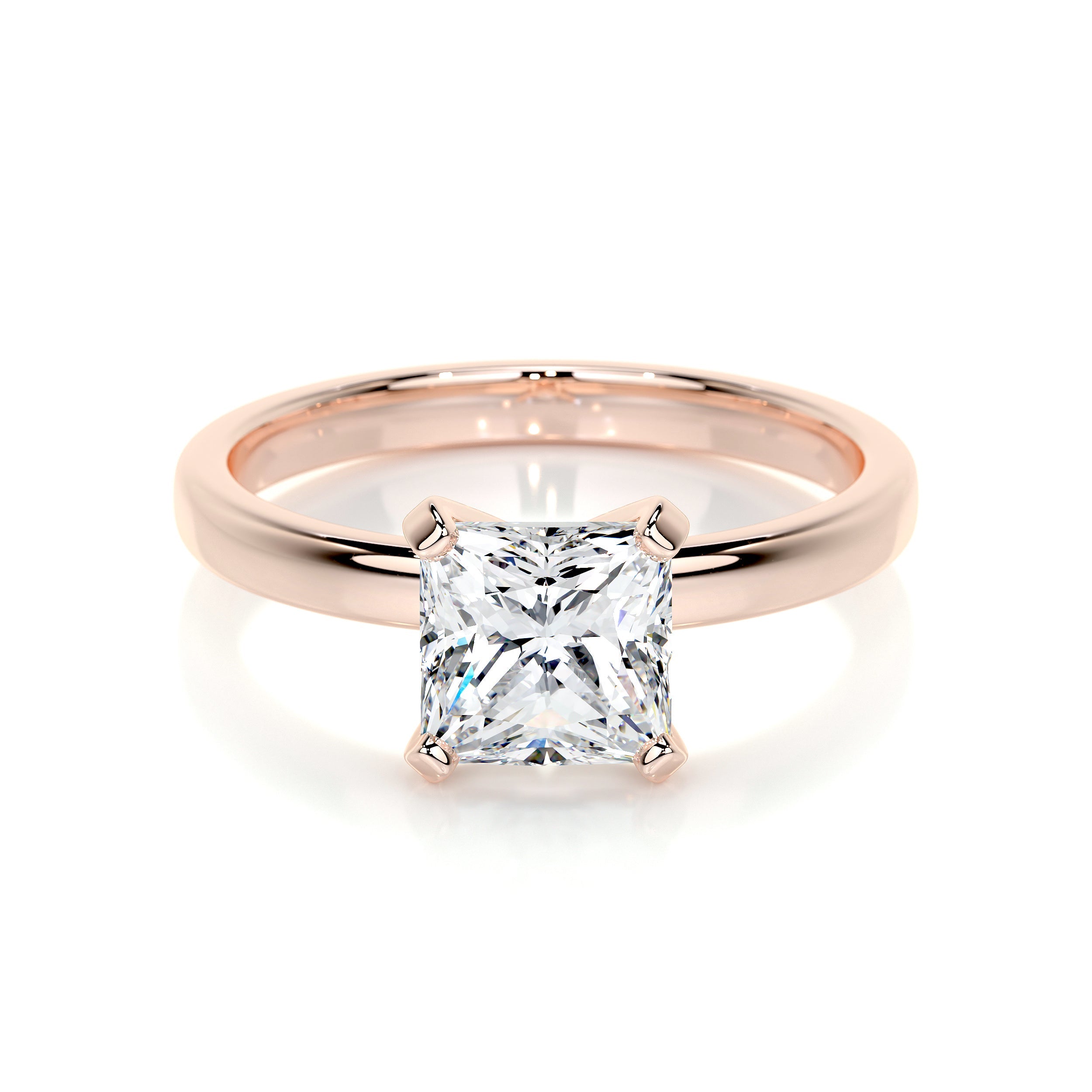 Isabelle Lab Grown Diamond Ring   (1.5 Carat) -14K Rose Gold
