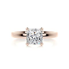 Isabelle Diamond Engagement Ring -14K Rose Gold
