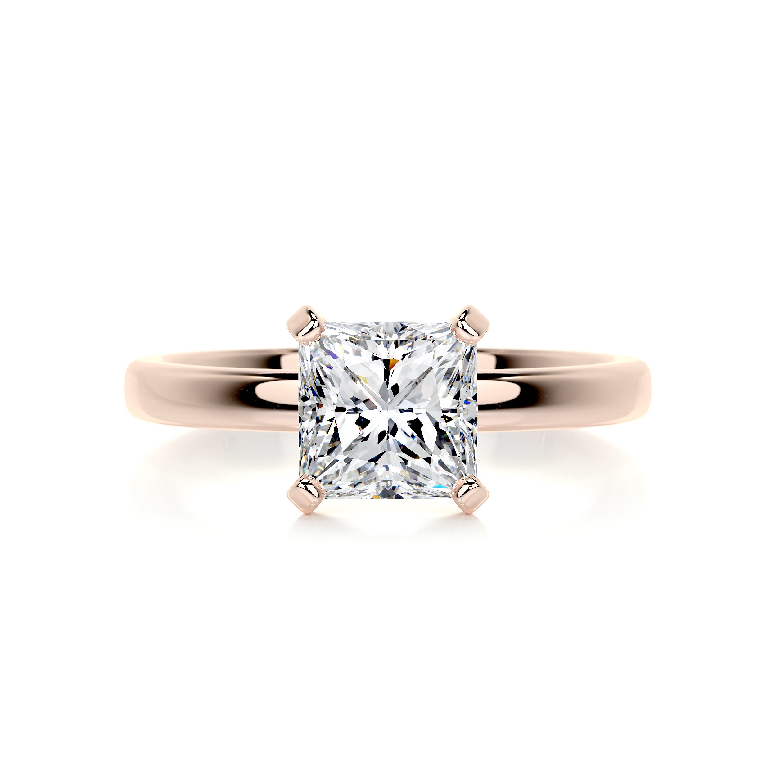 Isabelle Diamond Engagement Ring -14K Rose Gold