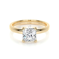 Isabelle Lab Grown Diamond Ring -18K Yellow Gold