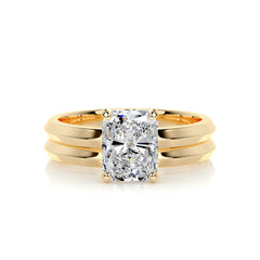 Carolina Diamond Bridal Set -18K Yellow Gold