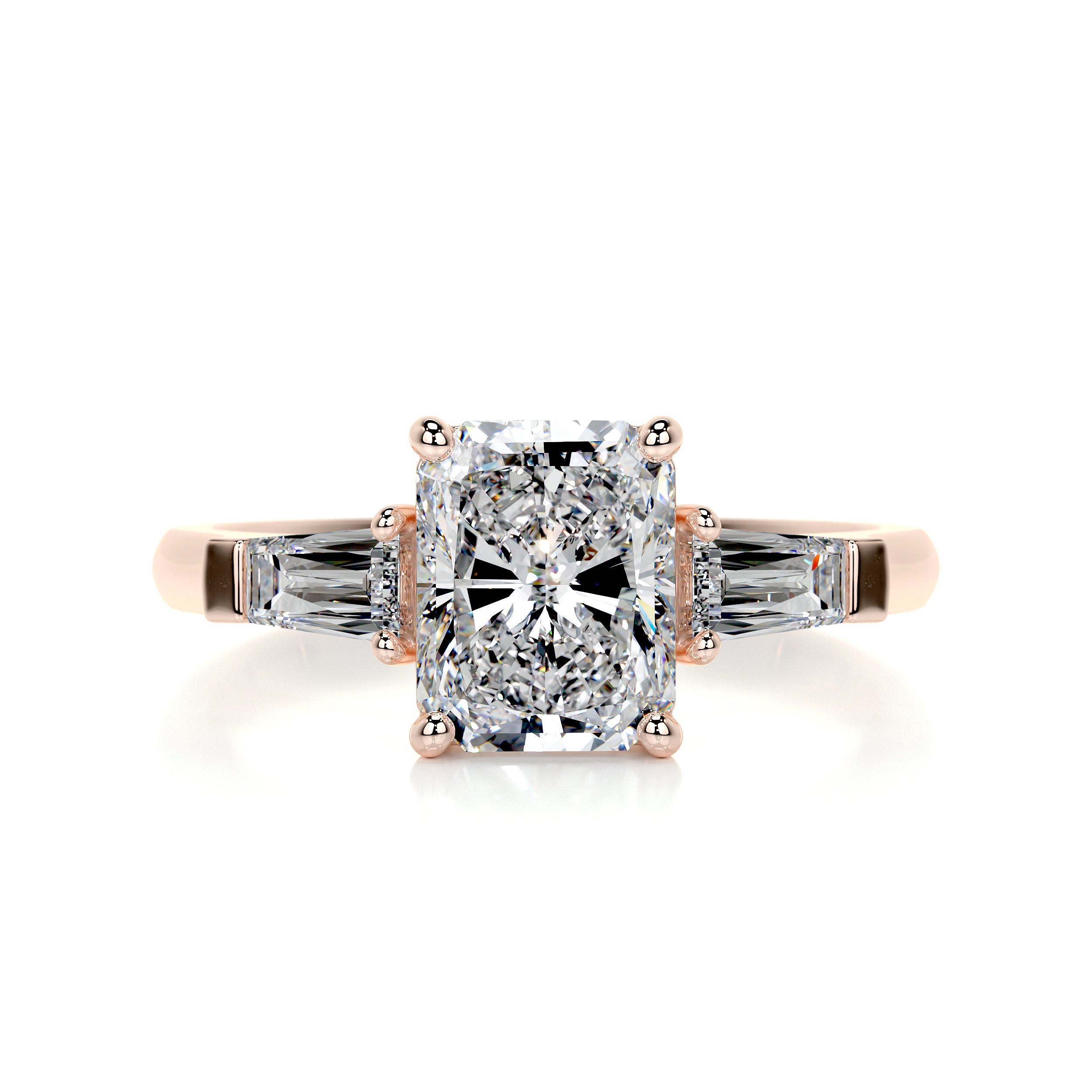 Skylar Diamond Engagement Ring -14K Rose Gold