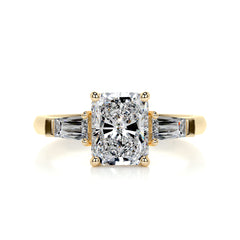 Skylar Diamond Engagement Ring -18K Yellow Gold