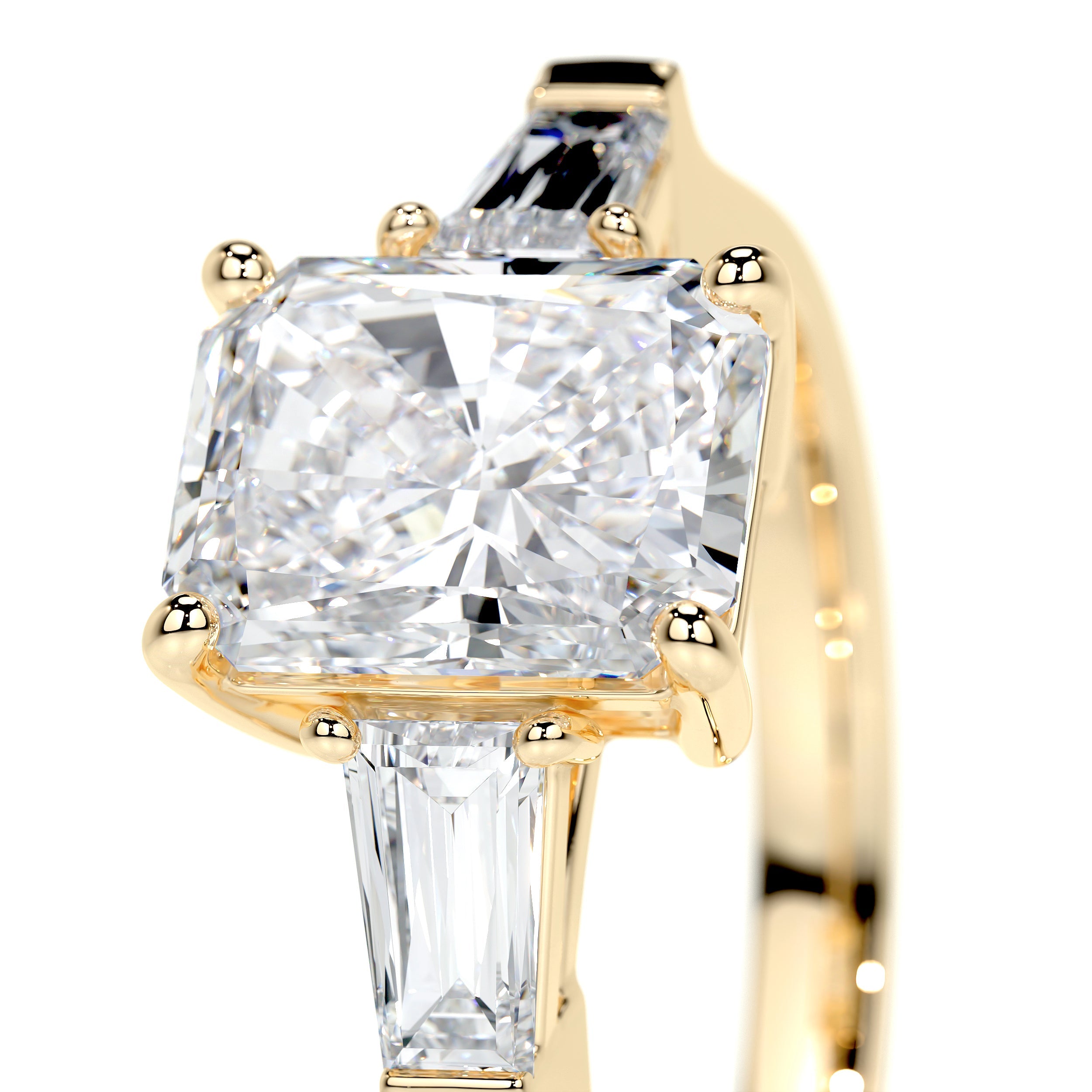 Skylar Lab Grown Diamond Ring -18K Yellow Gold