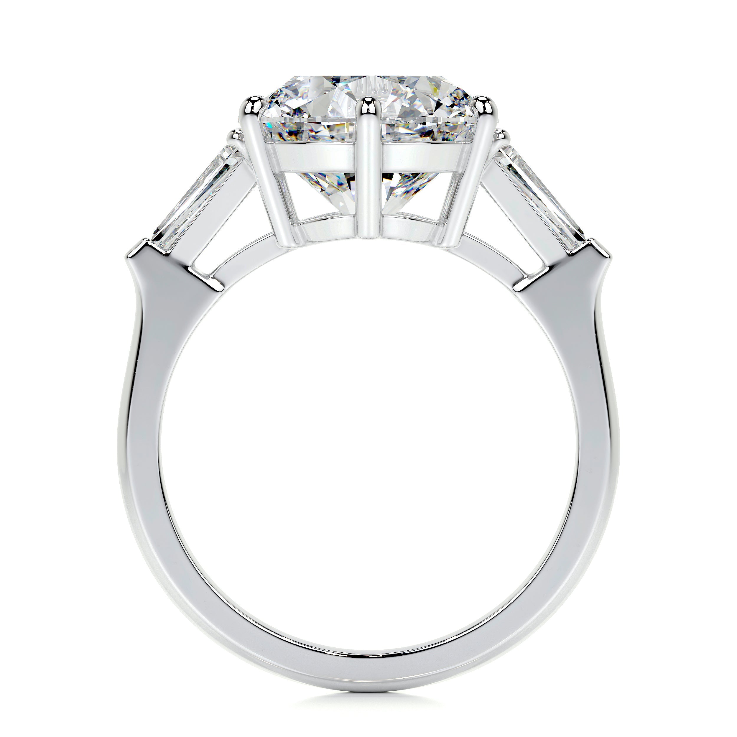 Light Heart® Lab Grown Diamond Three-Stone Engagement Ring