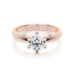 Diana Lab Grown Diamond Ring -14K Rose Gold