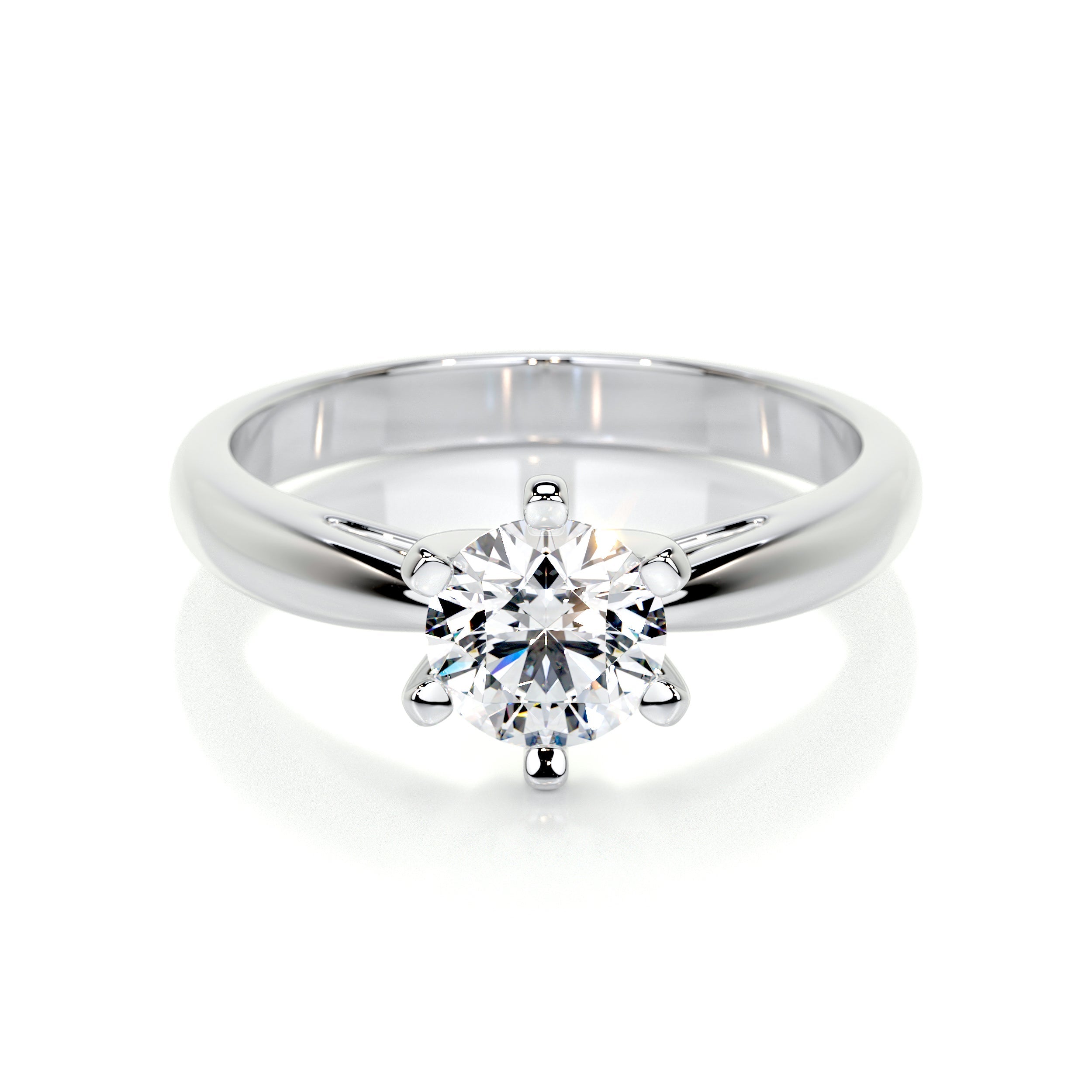 Diana Lab Grown Diamond Ring   (0.75 Carat) -14K White Gold
