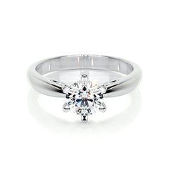 Samantha Lab Grown Diamond Ring -14K White Gold