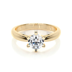 Diana Lab Grown Diamond Ring -18K Yellow Gold