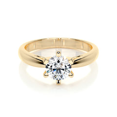 Samantha Lab Grown Diamond Ring -18K Yellow Gold