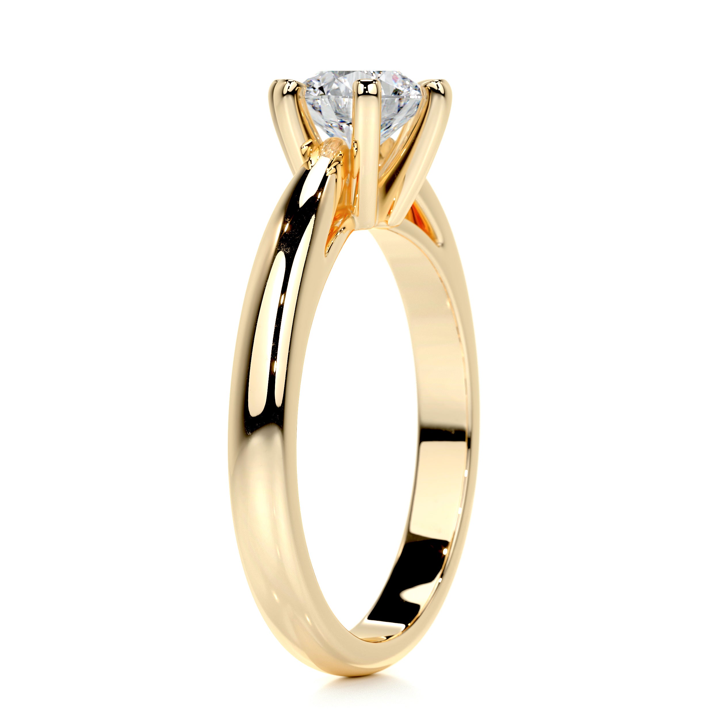 Diana Diamond Engagement Ring -18K Yellow Gold