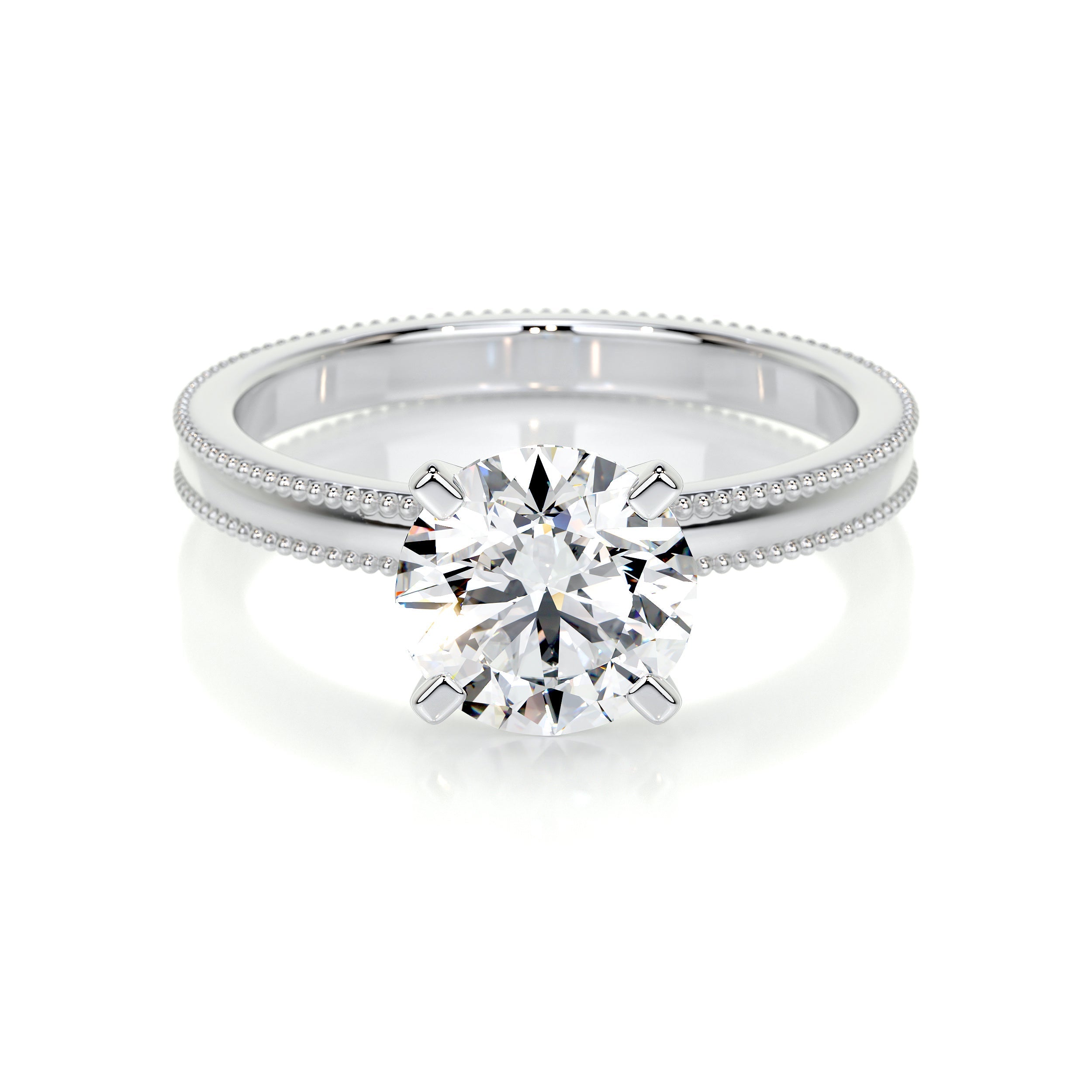 Charlie Lab Grown Diamond Ring   (2 Carat) -Platinum