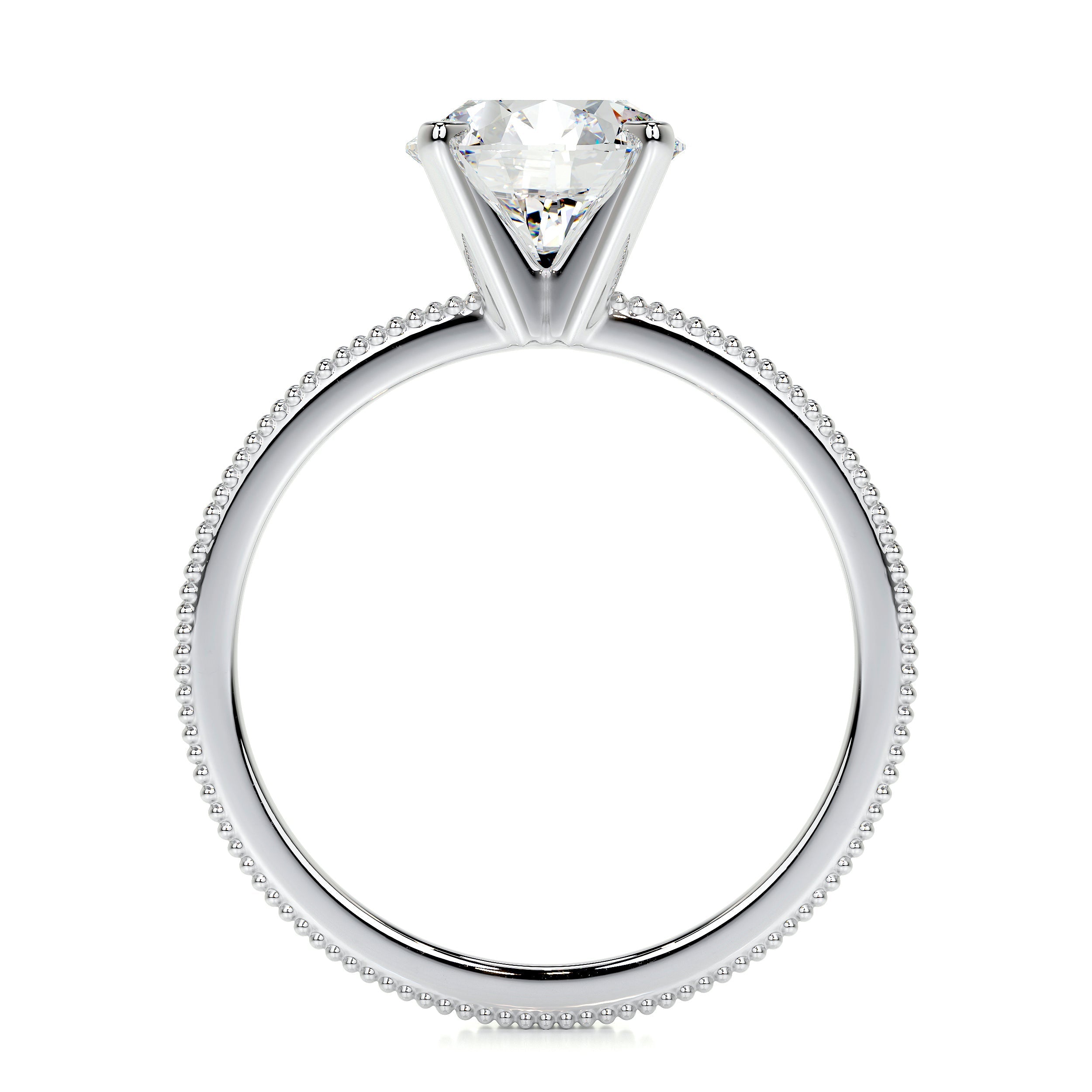 Charlie Lab Grown Diamond Ring   (2 Carat) -14K White Gold