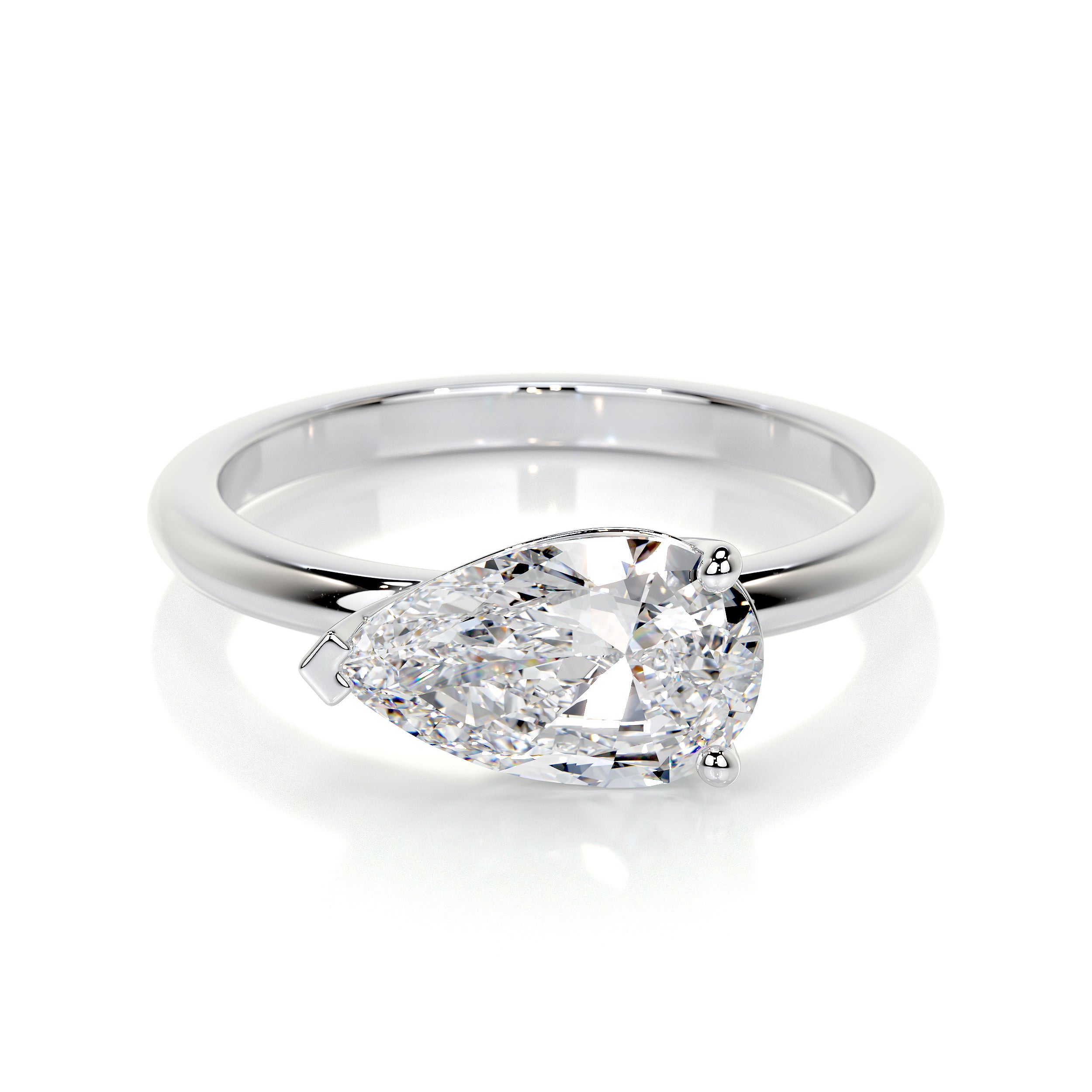 Miriam Lab Grown Diamond Ring   (1 Carat) -14K White Gold
