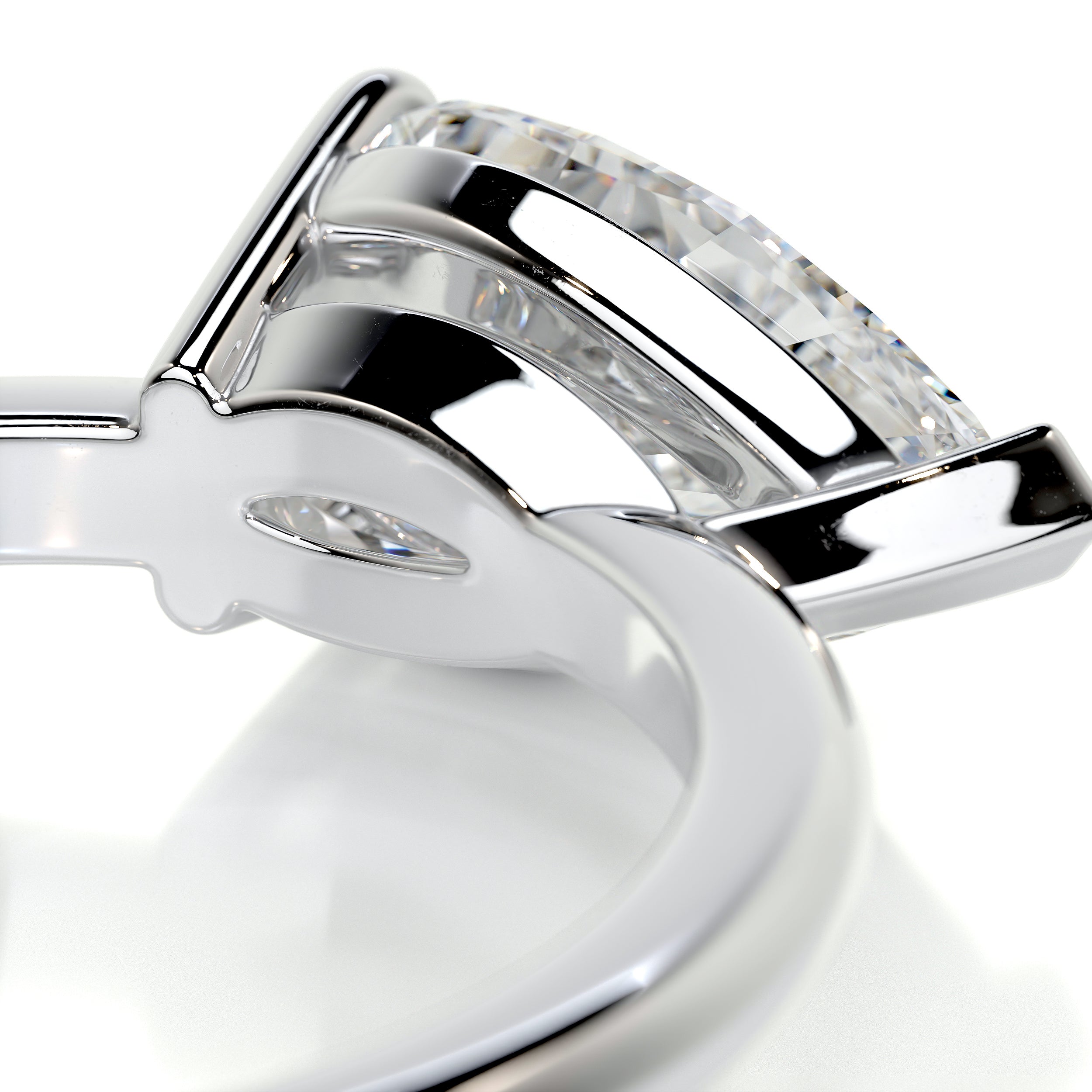 Miriam Diamond Engagement Ring -14K White Gold