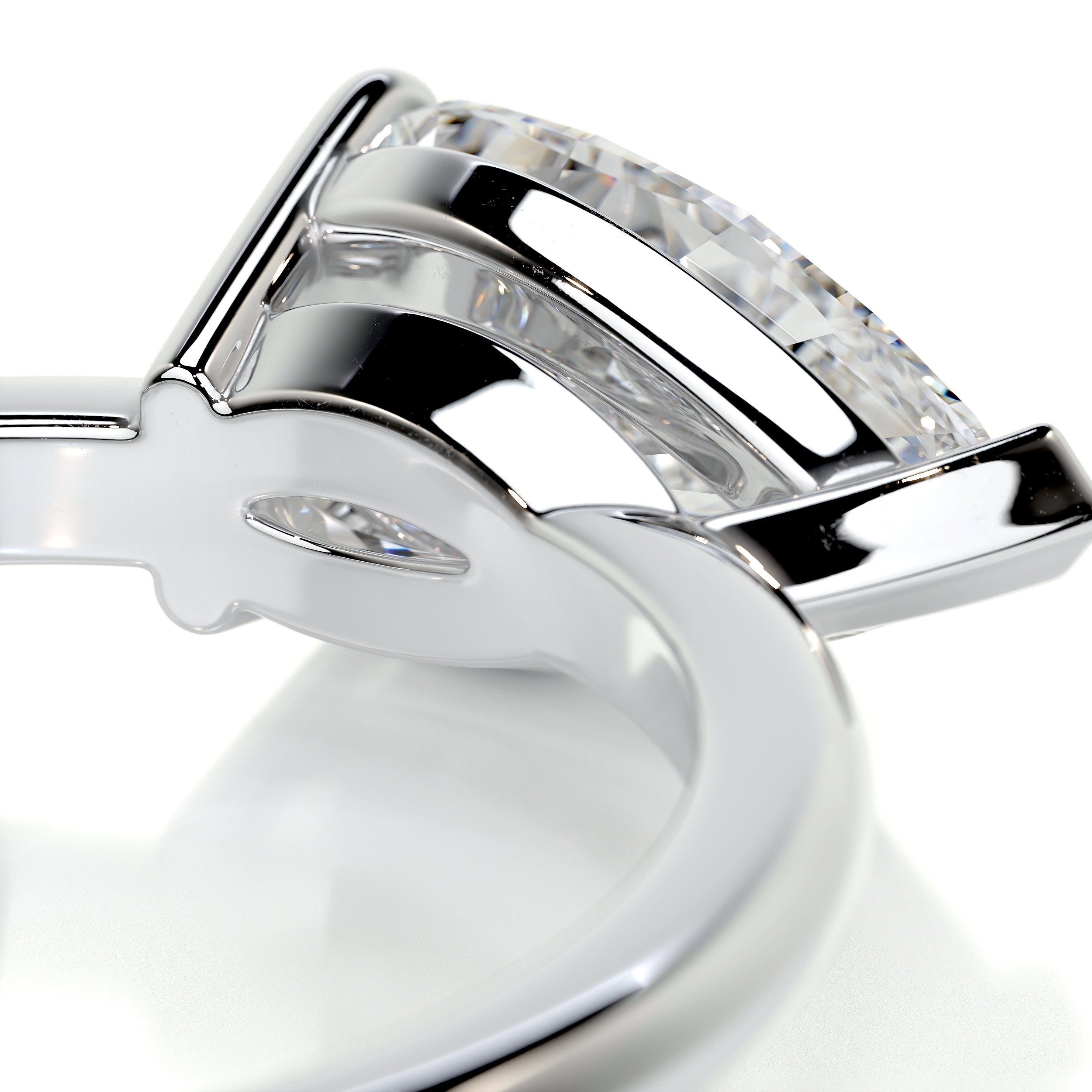 Miriam Diamond Engagement Ring -18K White Gold