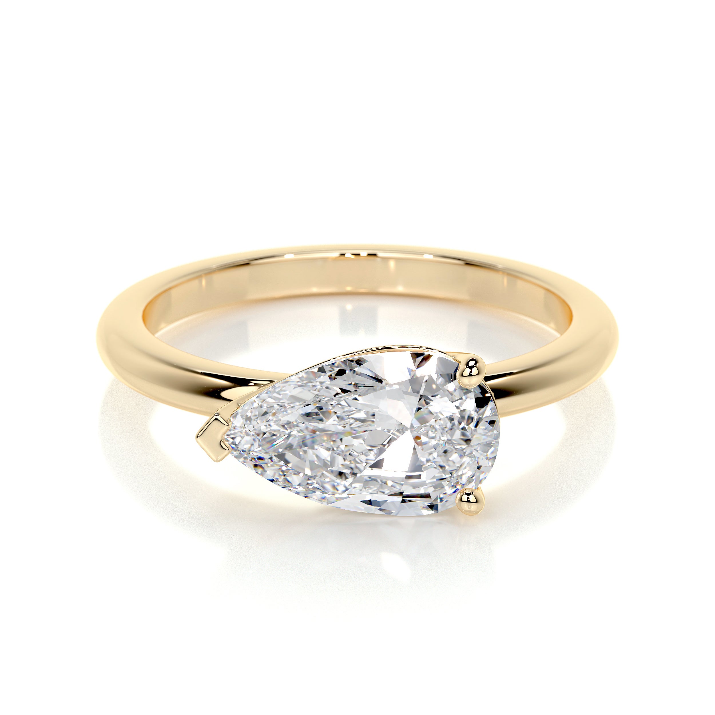 Miriam Lab Grown Diamond Ring -18K Yellow Gold