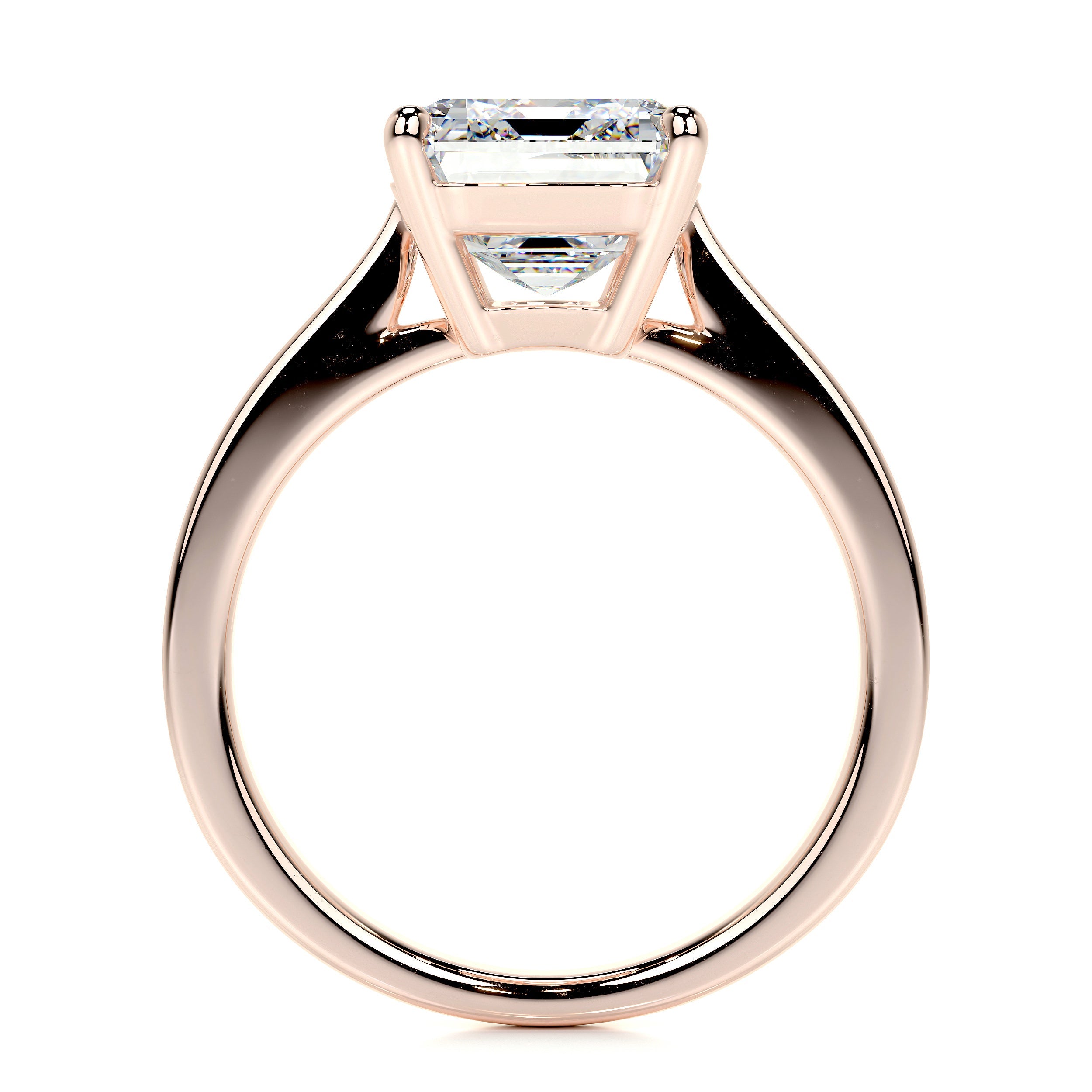 Mariana Lab Grown Diamond Ring   (4 Carat) -14K Rose Gold