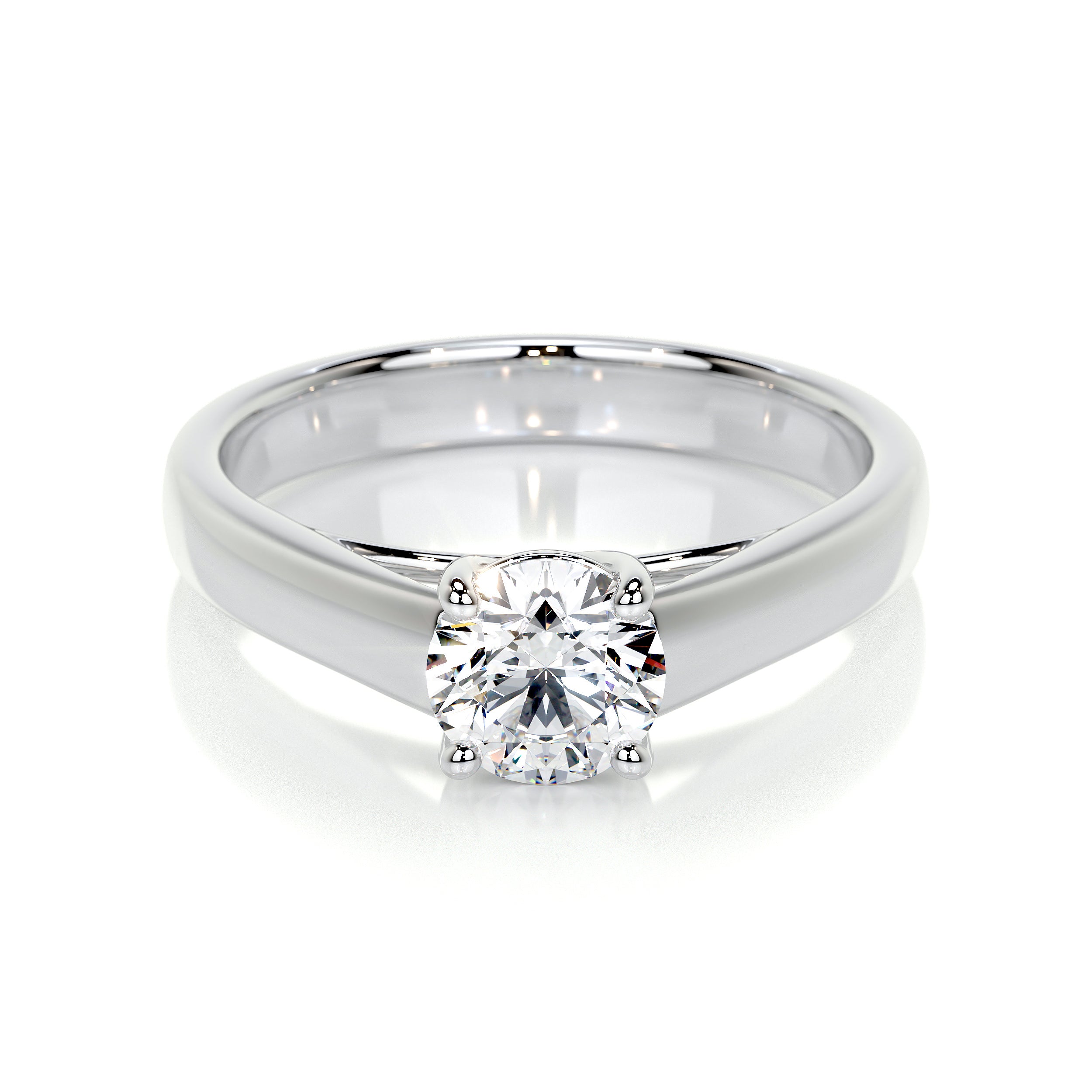 Nola Lab Grown Diamond Ring   (1 Carat) -14K White Gold