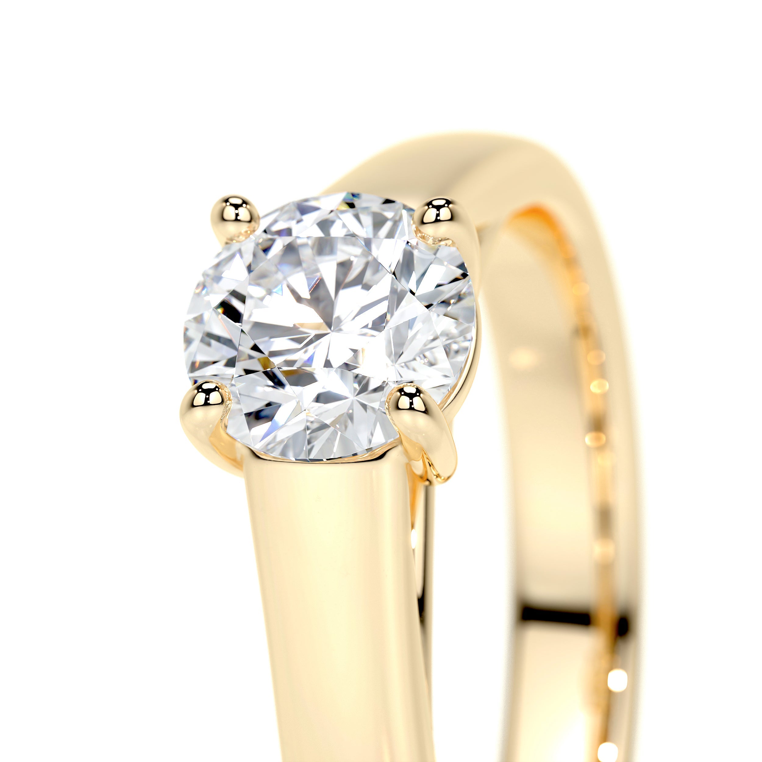 Nola Lab Grown Diamond Ring   (0.80 Carat) -18K Yellow Gold