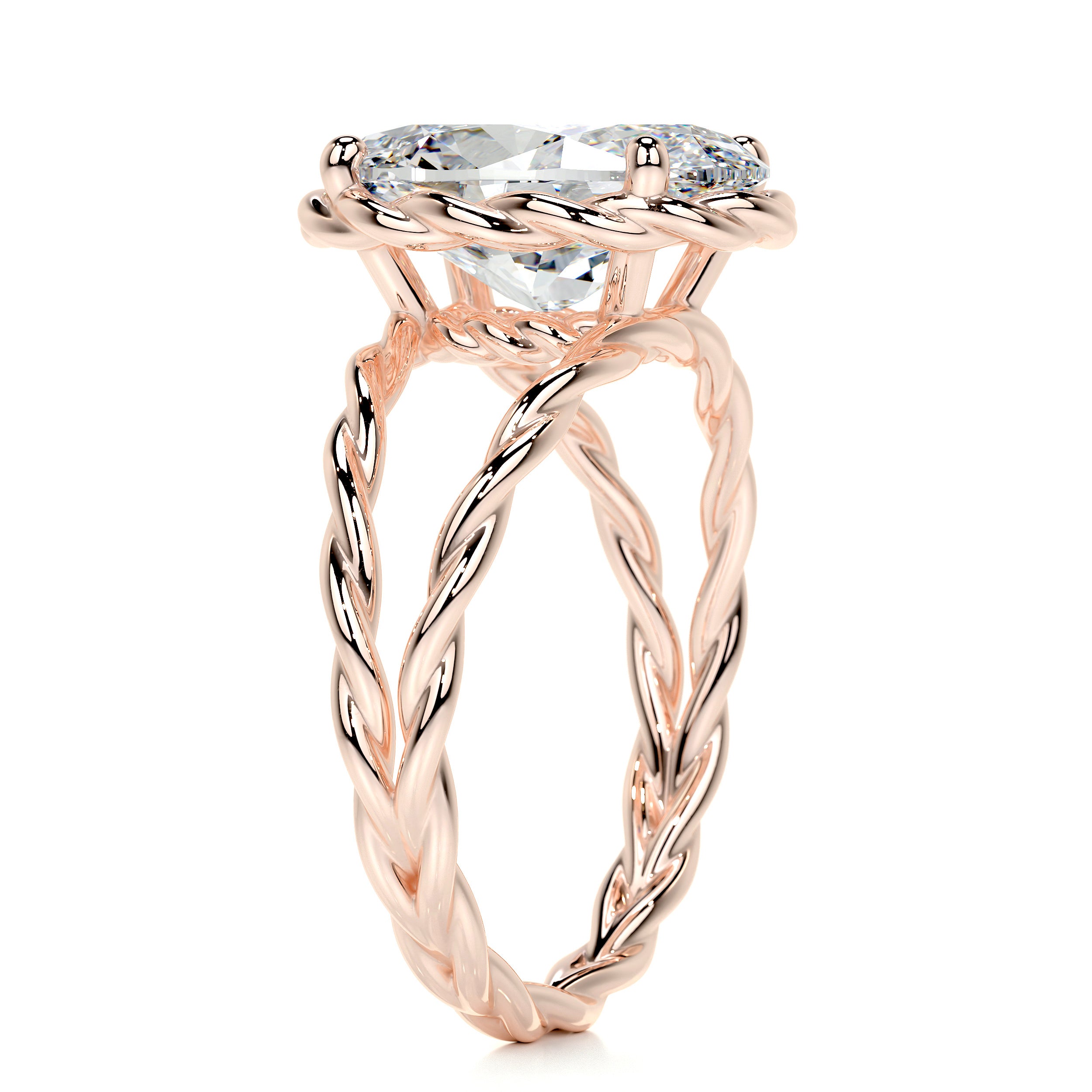 Milani Diamond Engagement Ring -14K Rose Gold