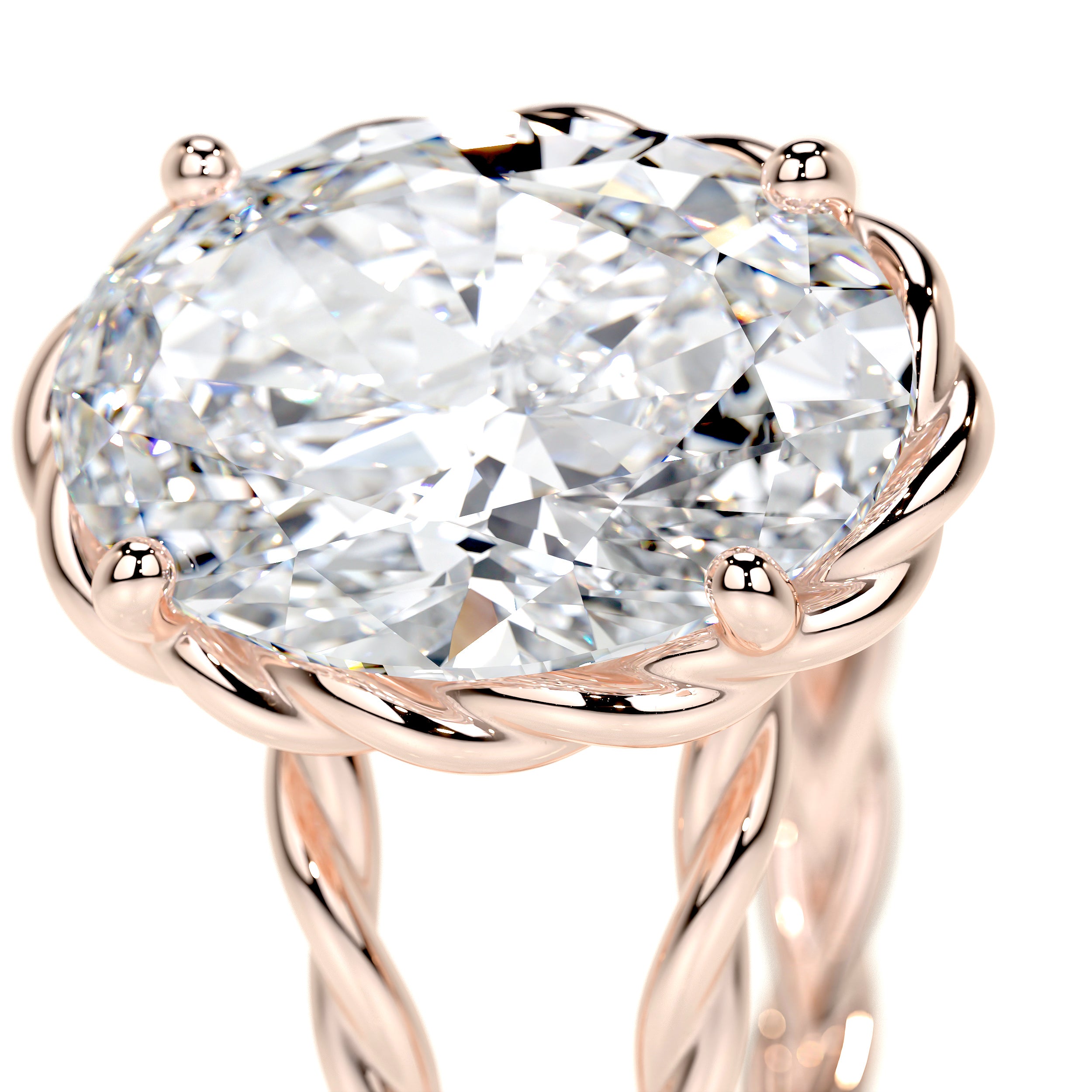 Milani Lab Grown Diamond Ring -14K Rose Gold