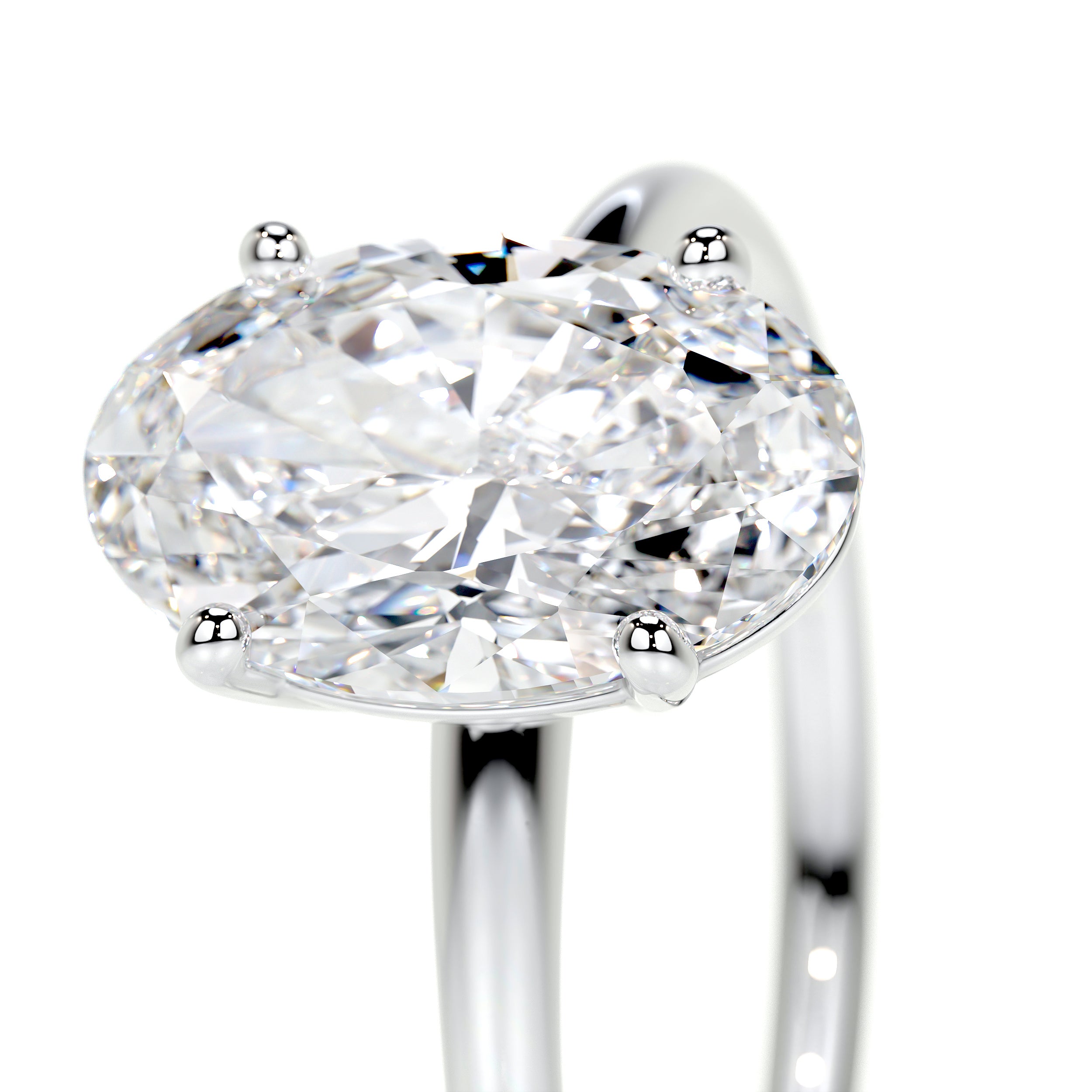 Adaline Lab Grown Diamond Ring -14K White Gold