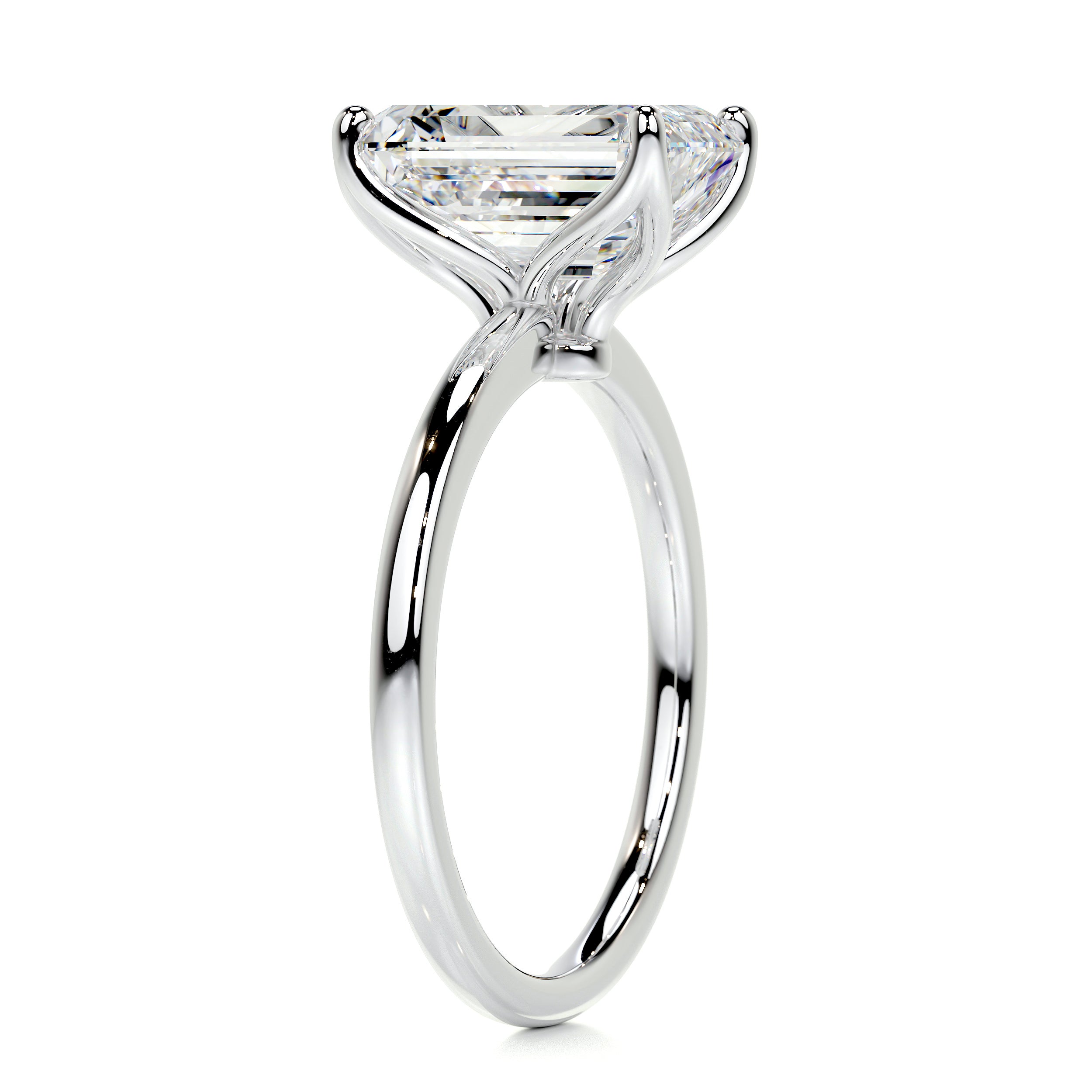 Phoenix Diamond Engagement Ring   (3 Carat) -Platinum