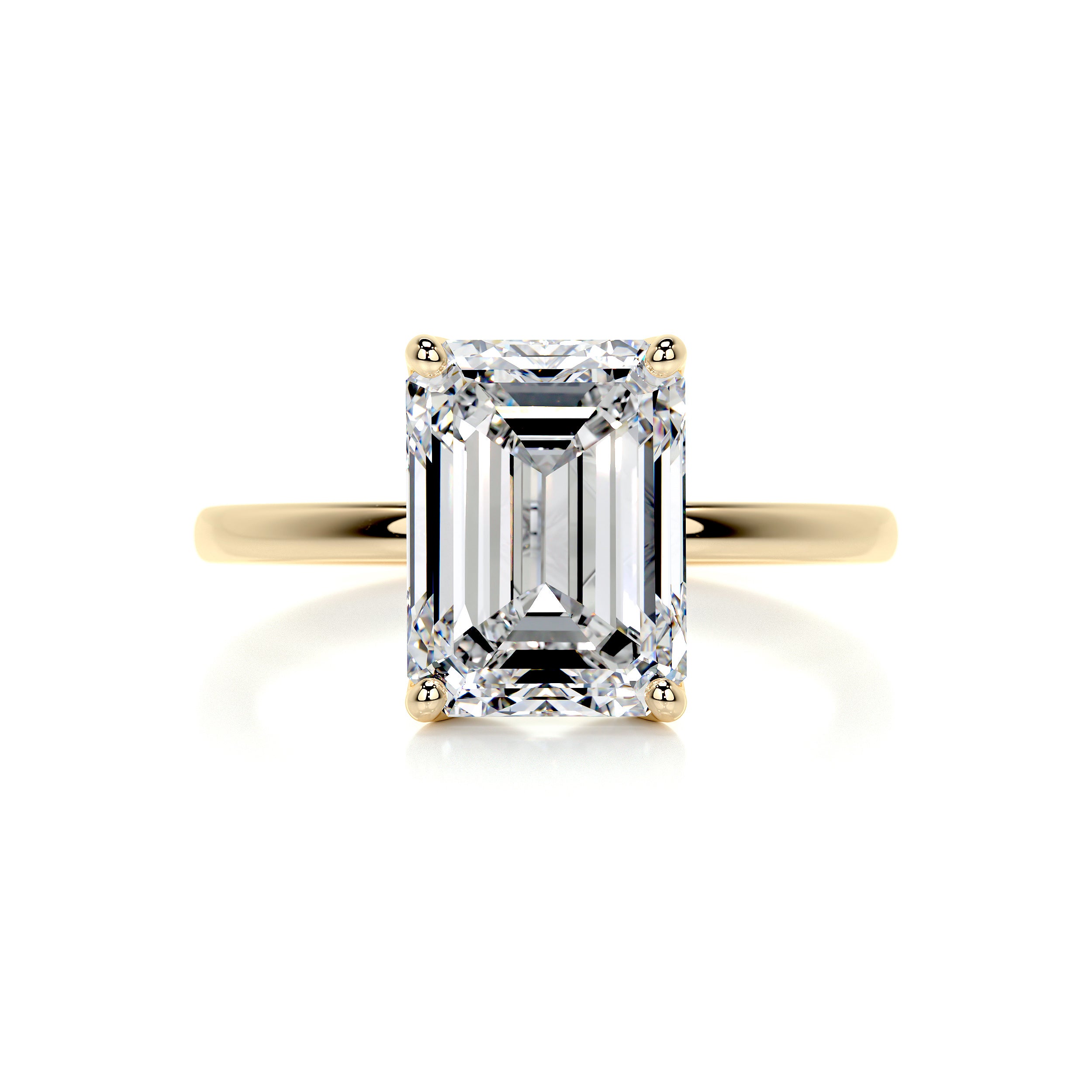 Phoenix Diamond Engagement Ring -18K Yellow Gold
