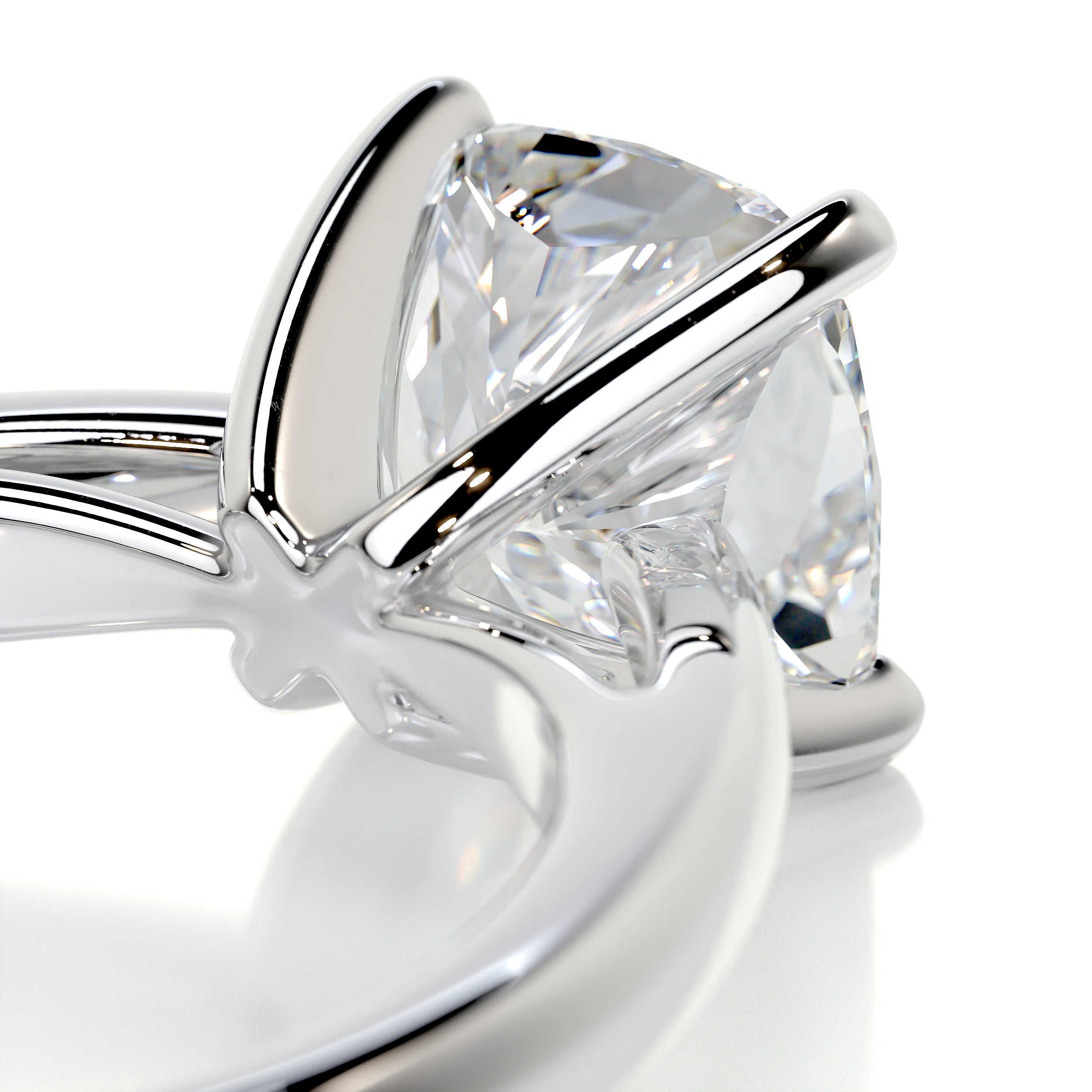 Diana Diamond Engagement Ring -18K White Gold