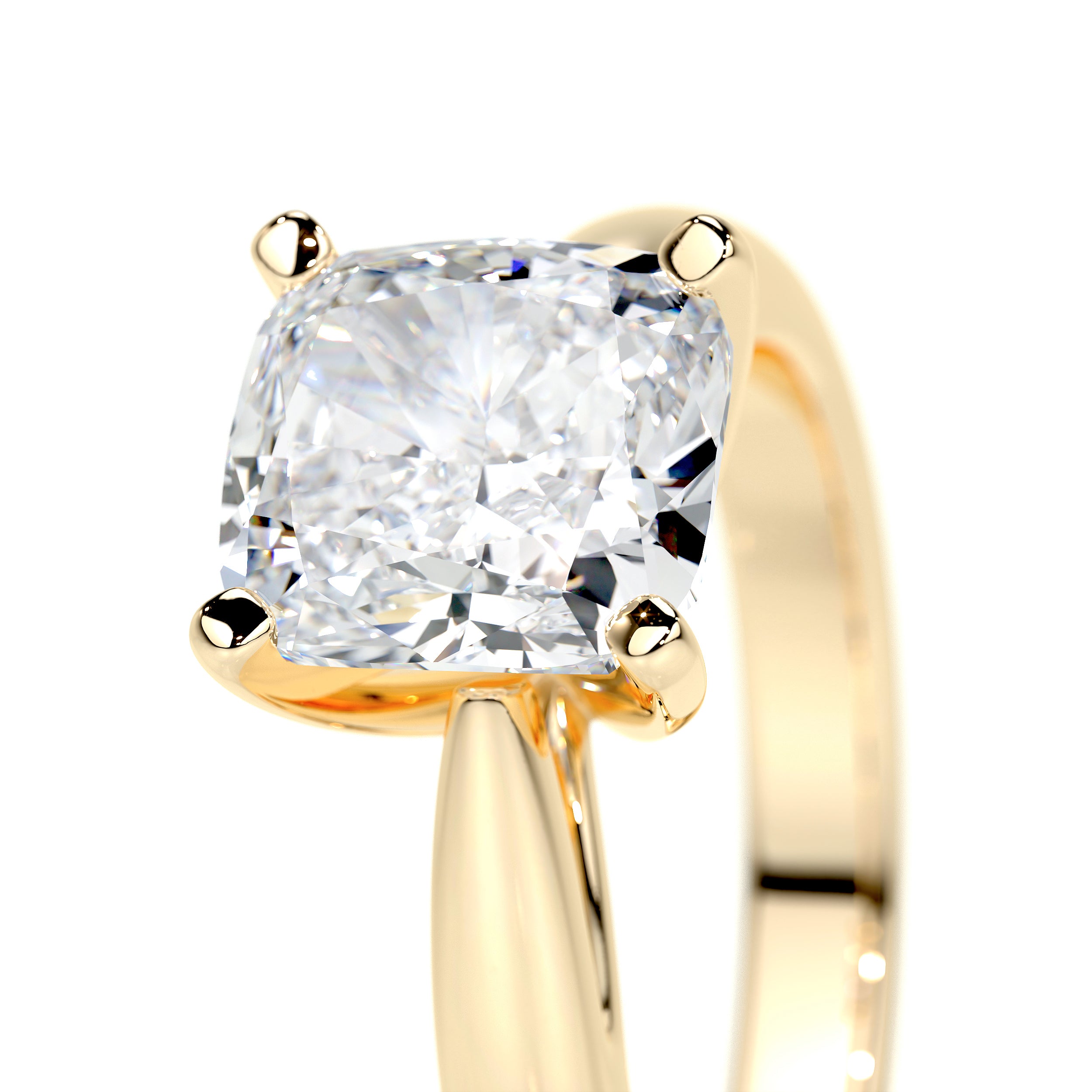 Diana Lab Grown Diamond Ring -18K Yellow Gold