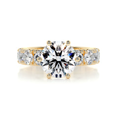 Molly Diamond Engagement Ring -18K Yellow Gold