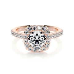 Paisley Lab Grown Diamond Ring -14K Rose Gold